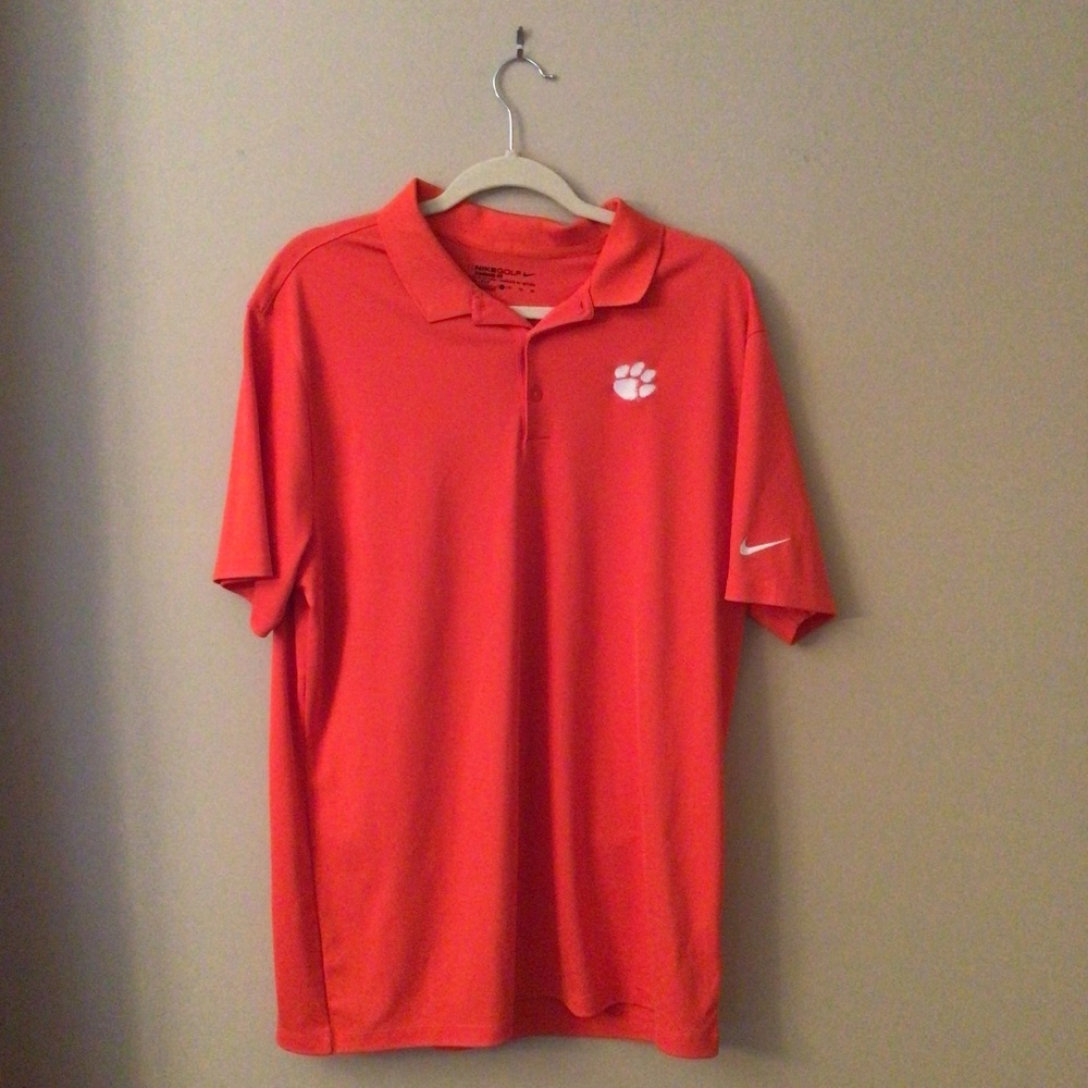 Clemson Nike Golf drifit golf shirt